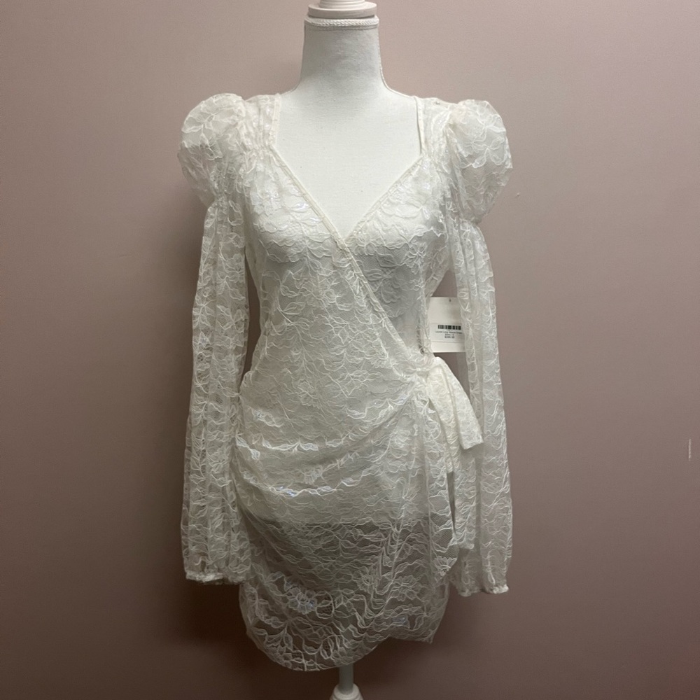 For Love and Lemons Louvre Long Sleeve Dress